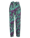 8pm Woman Pants Green Size S Rayon, Polyester In Multi
