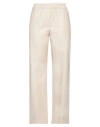 8pm Woman Pants Light Grey Size S Polyurethane, Viscose