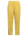 8pm Woman Pants Mustard Size L Polyester, Nylon, Elastane In Yellow