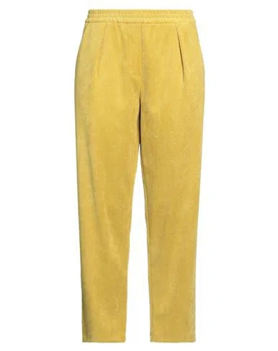 8PM 8PM WOMAN PANTS MARIGOLD SIZE XL POLYESTER, NYLON, ELASTANE