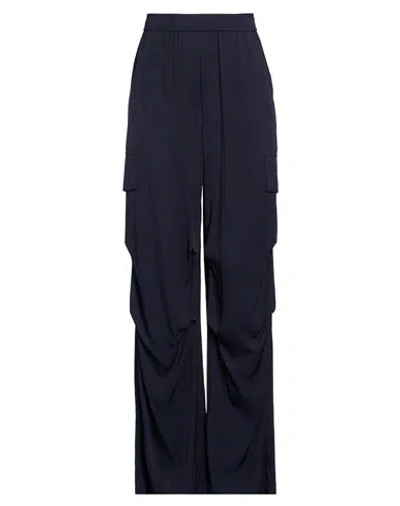 8pm Woman Pants Midnight Blue Size Xs Viscose