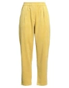 8pm Woman Pants Mustard Size L Polyester, Nylon, Elastane In Yellow