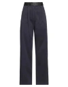 8pm Woman Pants Navy Size S Cotton, Elastane, Polyurethane, Viscose In Navy