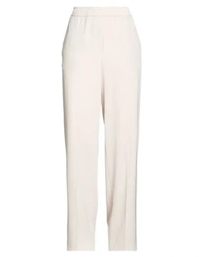 8pm Woman Pants Off White Size L Polyester, Elastane