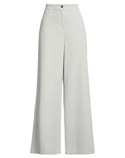 8pm Woman Pants Off White Size M Polyester, Nylon, Elastane