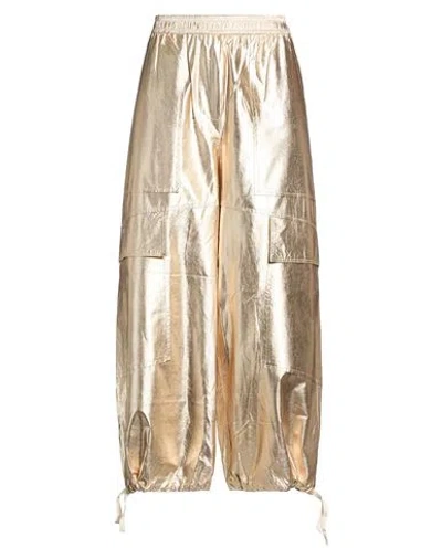 8pm Woman Pants Platinum Size L Viscose In Gray