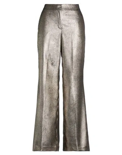 8pm Woman Pants Platinum Size S Polyester, Polyamide, Elastane In Grey