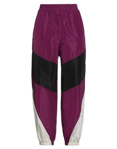 8pm Woman Pants Plum Size S Polyester In Red