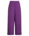 8pm Woman Pants Purple Size Xs Polyester, Elastane