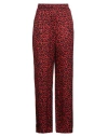 8pm Woman Pants Red Size M Viscose