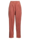 8pm Woman Pants Rust Size Xl Polyester, Nylon, Elastane