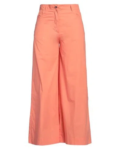 8pm Woman Pants Salmon Pink Size M Cotton