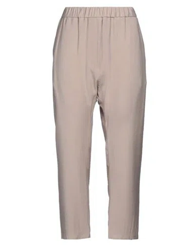 8pm Woman Pants Sand Size S Rayon, Polyester In Beige