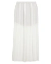 8pm Woman Pants White Size S Acetate, Silk