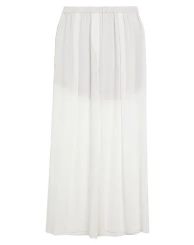 8pm Woman Pants White Size S Acetate, Silk