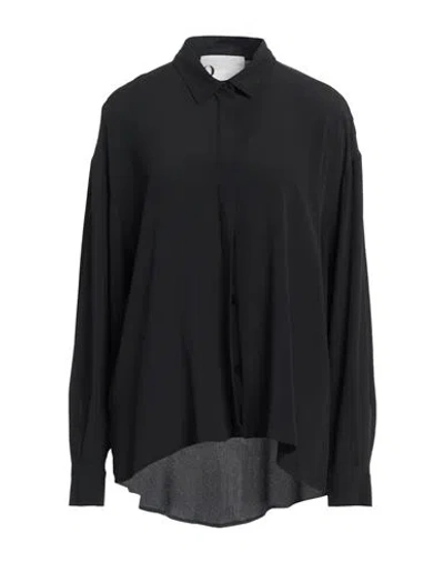 8pm Woman Shirt Black Size L Acetate, Silk