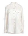 8pm Woman Shirt White Size S Viscose, Silk, Polyamide, Polyester, Cotton In White