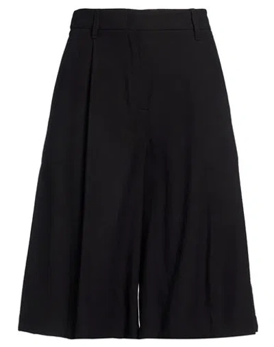 8pm Woman Shorts & Bermuda Shorts Black Size S Viscose, Polyester