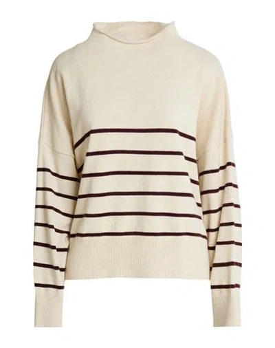 8pm Woman Sweater Beige Size M Merino Wool, Cashmere