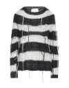 8pm Woman Sweater Black Size S Mohair Wool, Polyamide, Merino Wool