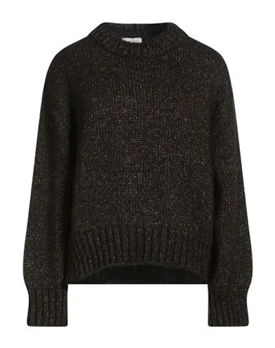 8pm Woman Sweater Black Size Xs Alpaca Wool, Wool, Metallic Fiber, Polyamide In Multi