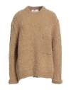 8pm Woman Sweater Camel Size M Acrylic, Mohair Wool, Polyamide, Wool, Elastane In Brown