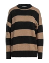 8pm Woman Sweater Camel Size M Polyamide, Acrylic, Mohair Wool In Beige