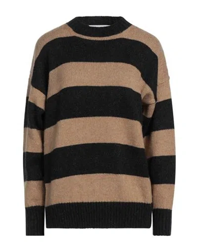 8pm Woman Sweater Camel Size M Polyamide, Acrylic, Mohair Wool In Beige
