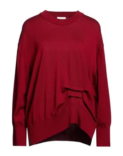 8pm Woman Sweater Red Size M Merino Wool