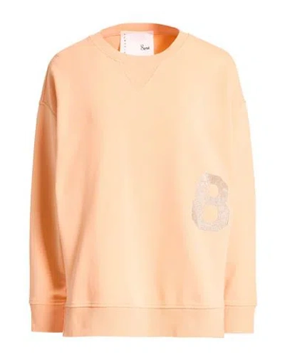 8pm Woman Sweatshirt Apricot Size L Cotton In Pink