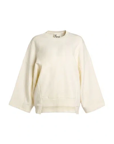 8pm Woman Sweatshirt Off White Size Xs Cotton