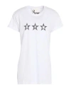 8pm Woman T-shirt White Size S Cotton In Multi