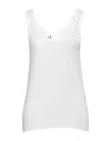 8pm Tank Tops In White