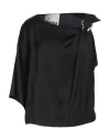 8pm Woman Top Black Size L Viscose