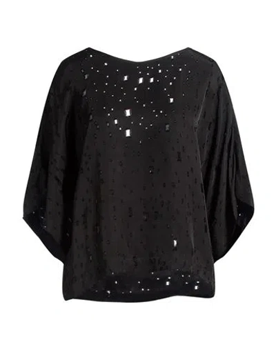 8pm Woman Top Black Size M Viscose