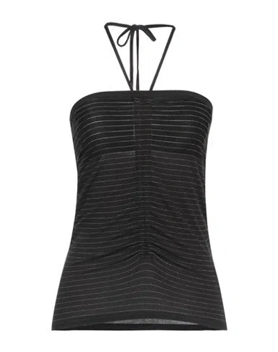 8pm Woman Top Black Size S Modal, Elastane, Polyester, Polyamide