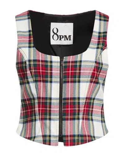 8pm Woman Top Ivory Size S Polyester, Viscose, Elastane