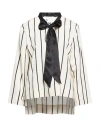 8pm Cabrillo-a Vertical-stripe Blouse In Neutral
