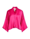 8pm Woman Top Magenta Size M Viscose In Pink