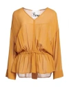 8pm Woman Blouse Ocher Size M Viscose In Yellow
