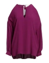 8pm Woman Top Mauve Size M Acetate, Silk In Purple