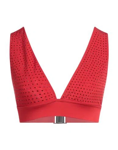 8pm Woman Top Red Size S Viscose, Elastane
