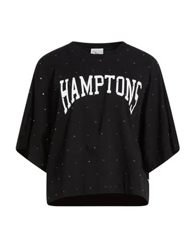 8pm Woman T-shirt Black Size S Cotton