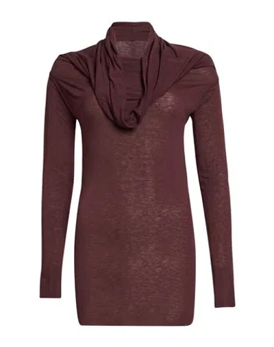 8pm Woman T-shirt Plum Size M Viscose, Polyamide, Cashmere, Elastane In Purple