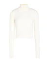 8pm Woman Turtleneck Ivory Size Xs Viscose, Polyester In White