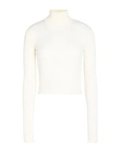 8pm Woman Turtleneck Ivory Size Xs Viscose, Polyester In White