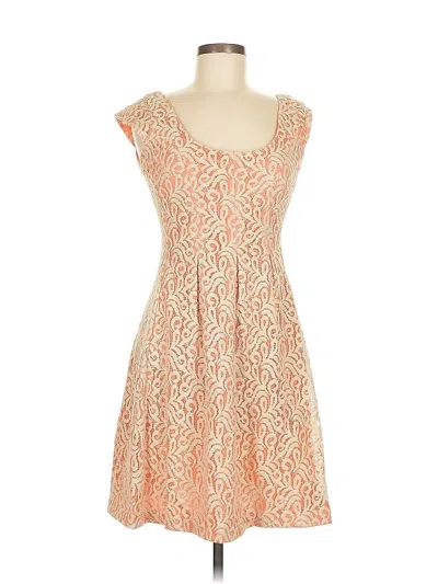 Pre-owned 9&co. Cocktail Dress In Orange
