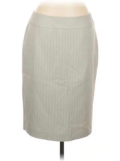 Pre-owned 9&co. Formal Skirt In Gray