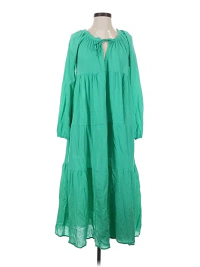 Pre-owned 9 Seed Casual Dress In Green