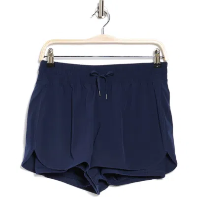 90 Degree By Reflex 2-in-1 Running Shorts In Dark Navy